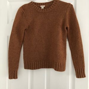 J. Crew Brown Knit Sweater (Small)